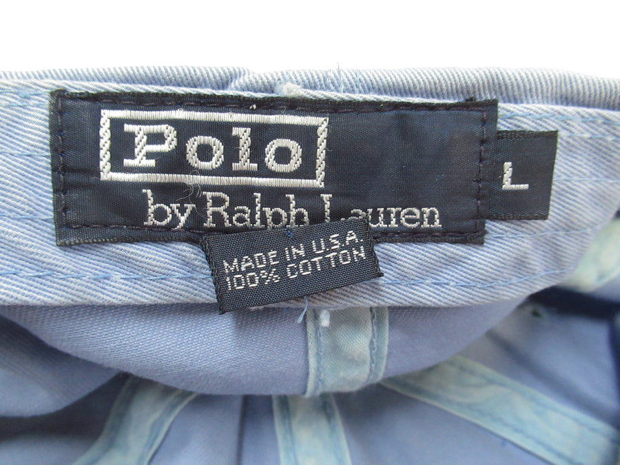 Vintage Polo Chino Blue and Orange Fitted Hat Sz L