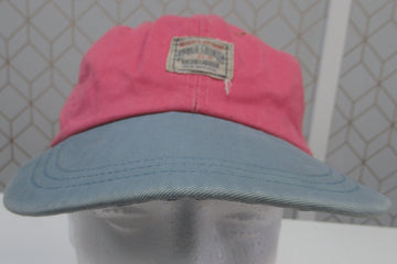 Vintage Polo Chino Pink and Blue Fitted Hat Sz M