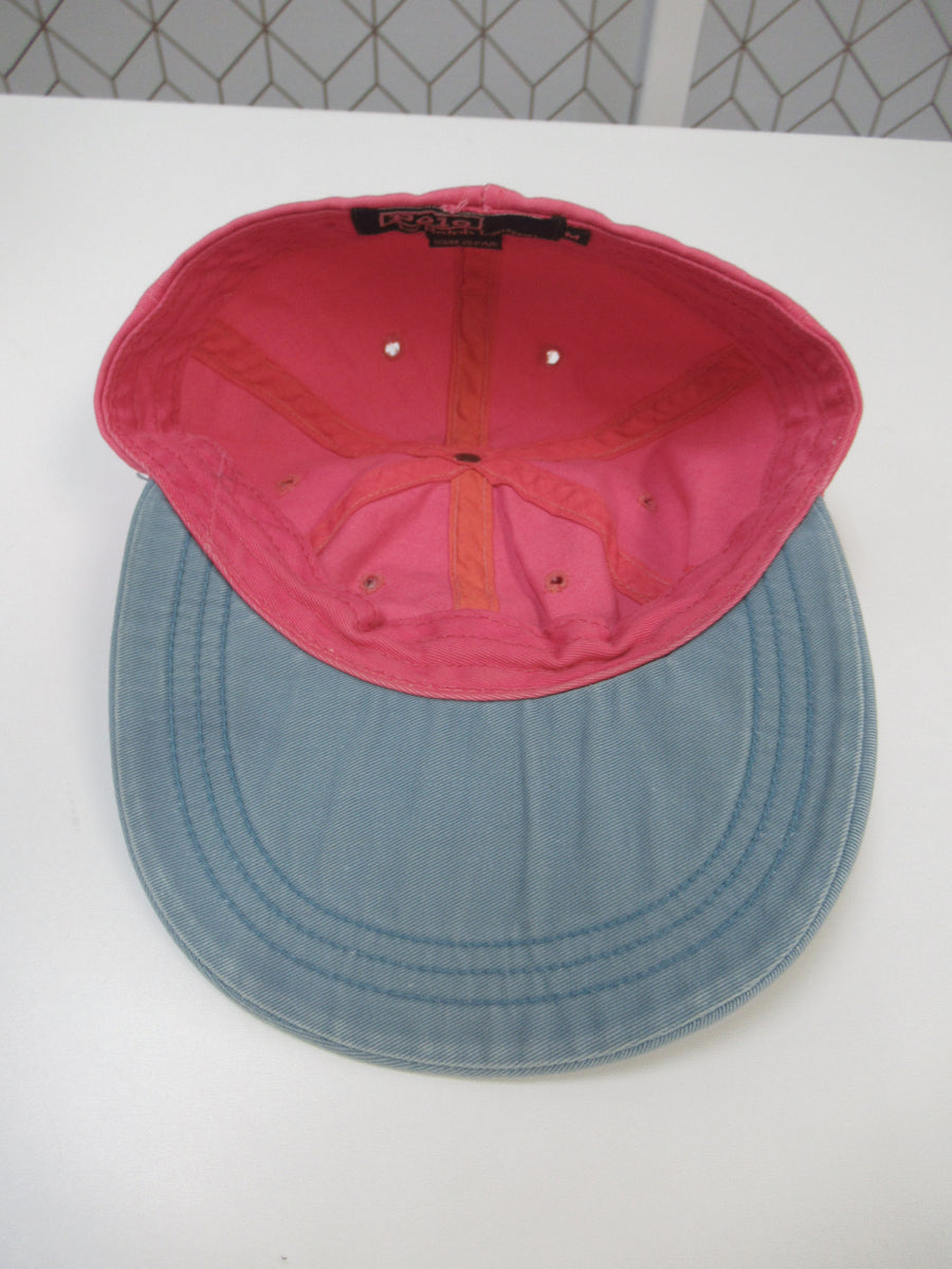 Vintage Polo Chino Pink and Blue Fitted Hat Sz M