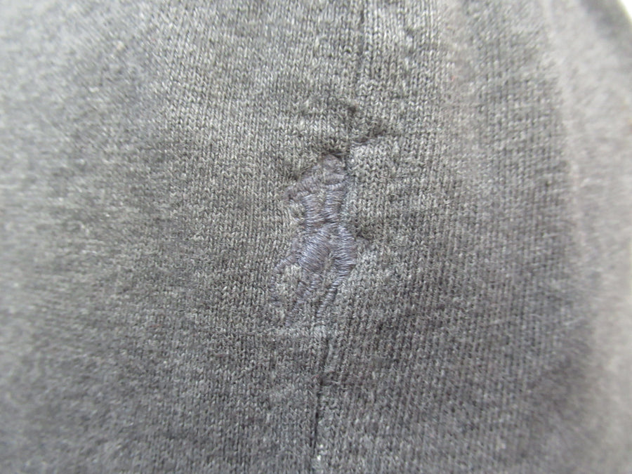Vintage Polo Dark Grey Jersey Fitted Hat Sz L