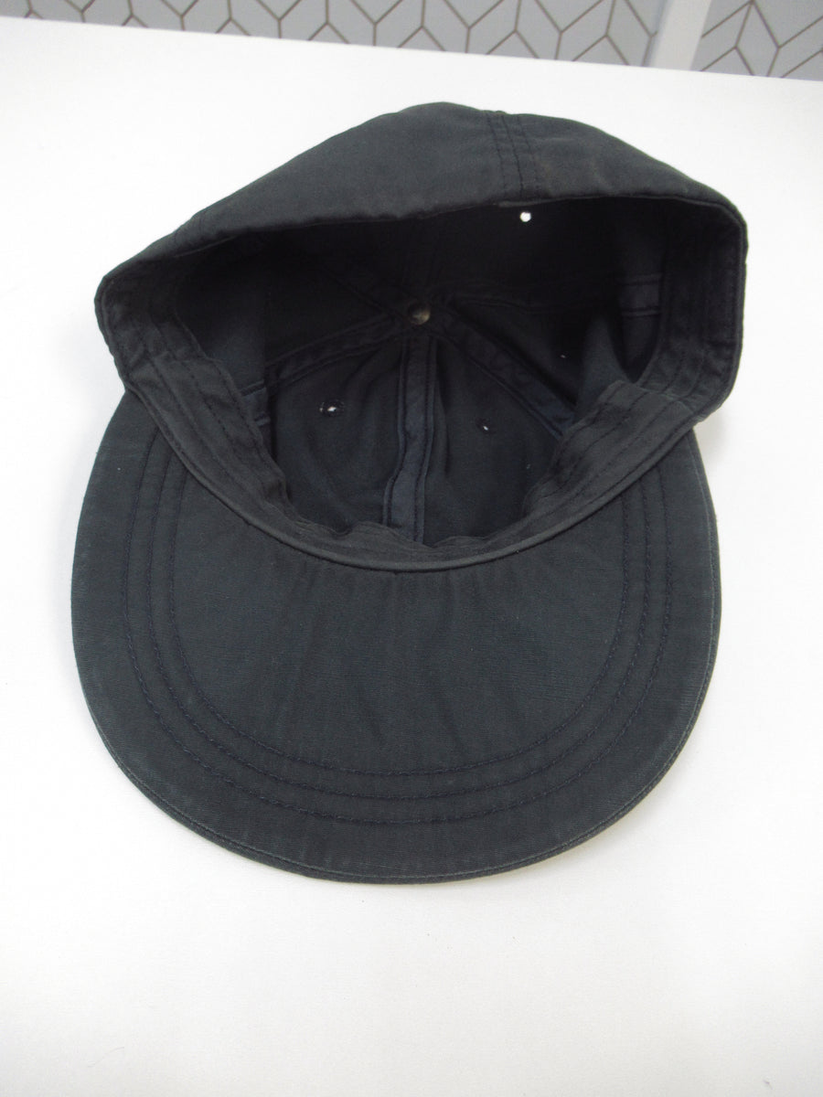 Vintage RRL Double RL Polo Black Cotton Fitted Hat Sz L