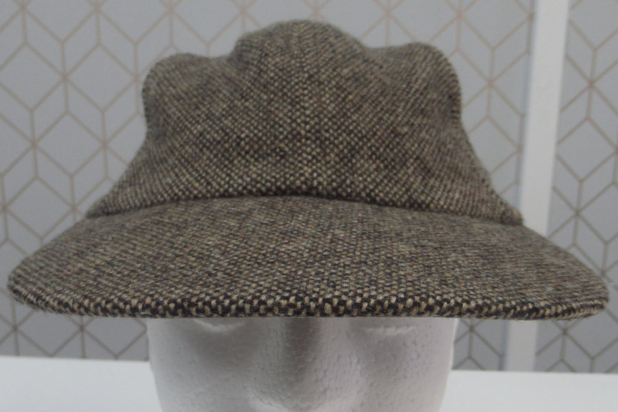 Vintage Polo Ralph Lauren Wool Tweed Fitted Hat Sz M