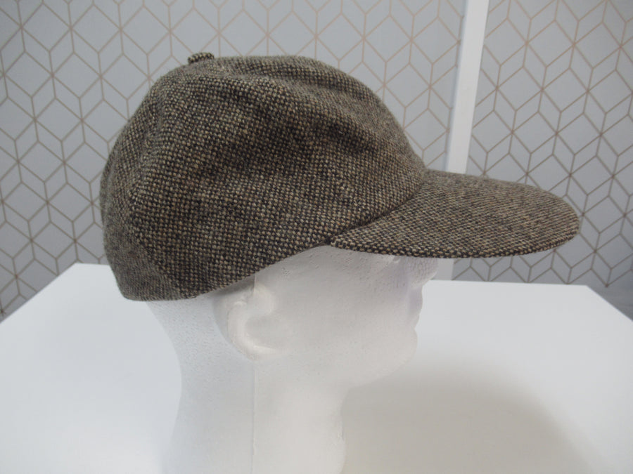 Vintage Polo Ralph Lauren Wool Tweed Fitted Hat Sz M