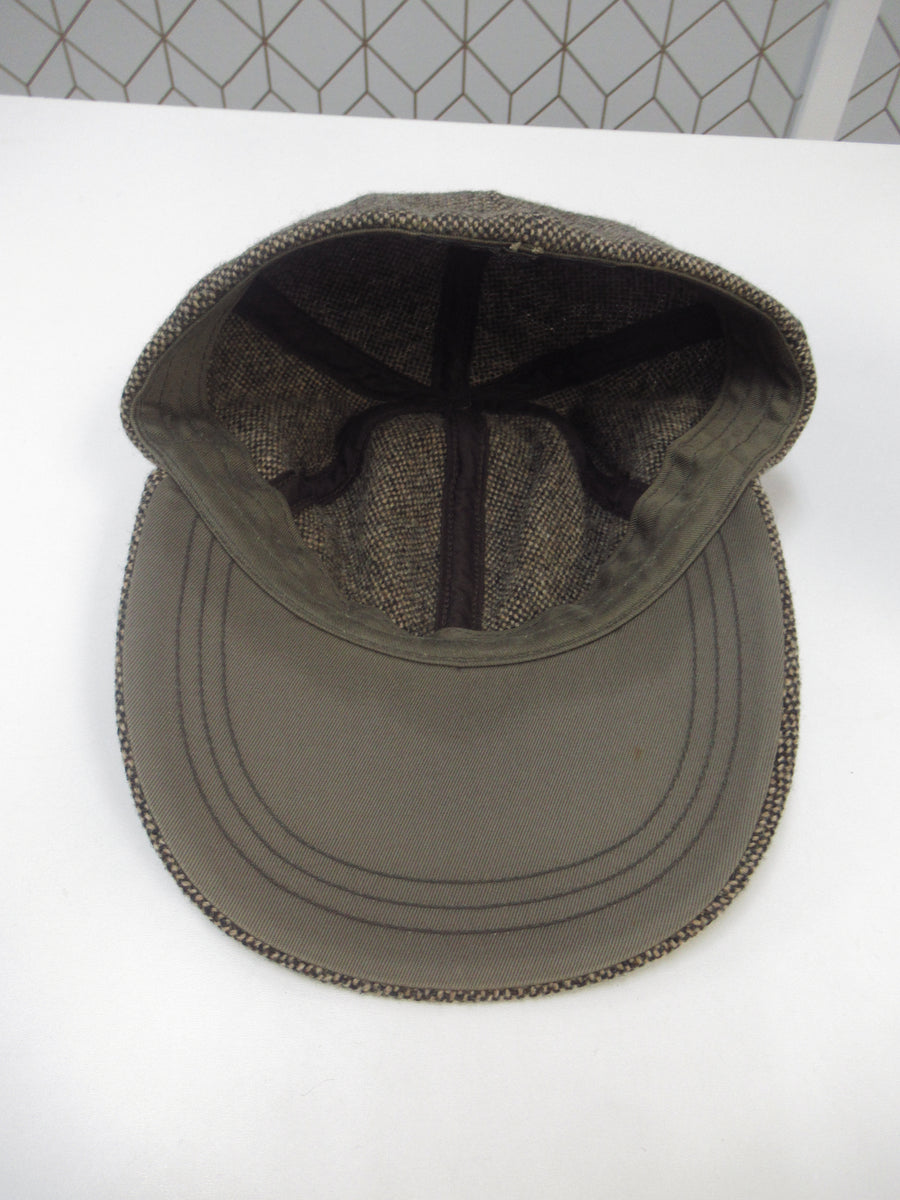 Vintage Polo Ralph Lauren Wool Tweed Fitted Hat Sz M