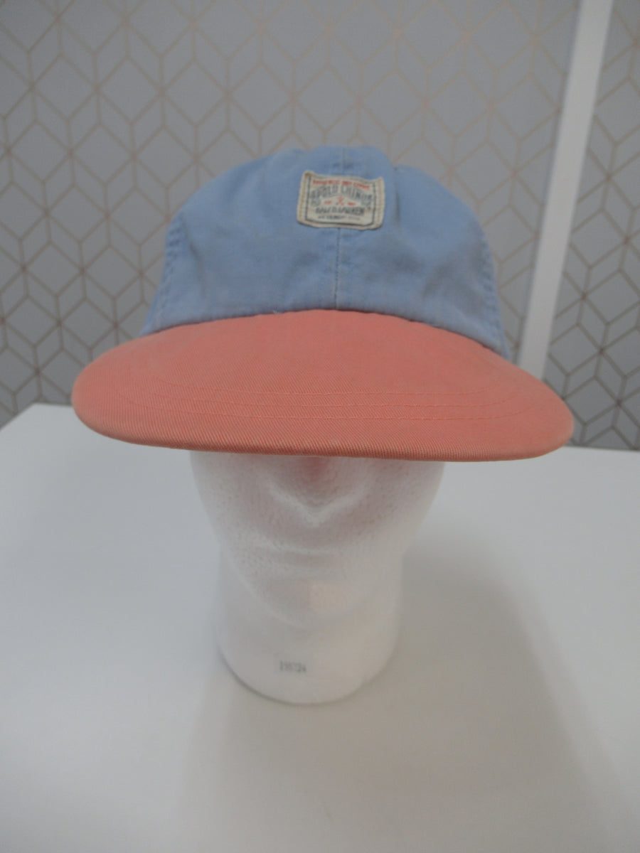 Vintage Polo Chino Blue and Orange Fitted Hat Sz L