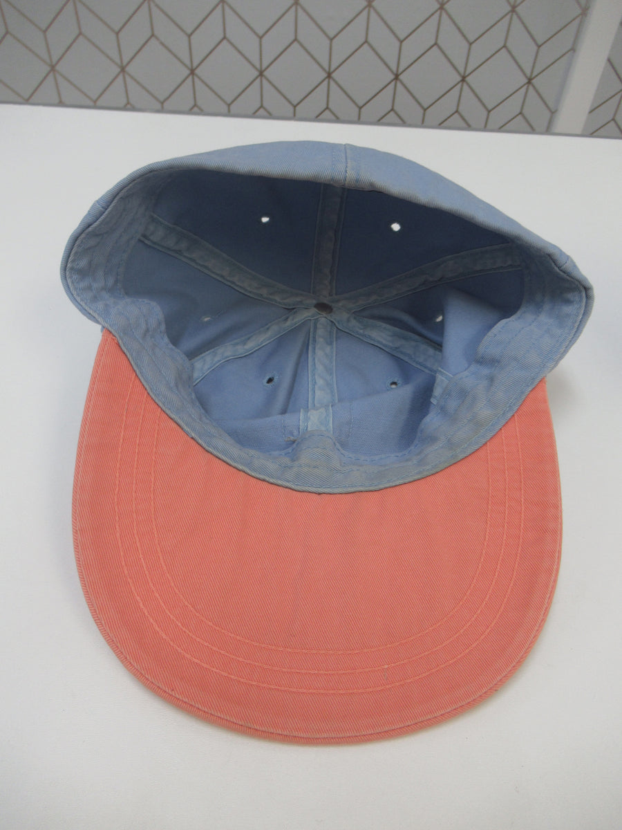 Vintage Polo Chino Blue and Orange Fitted Hat Sz L