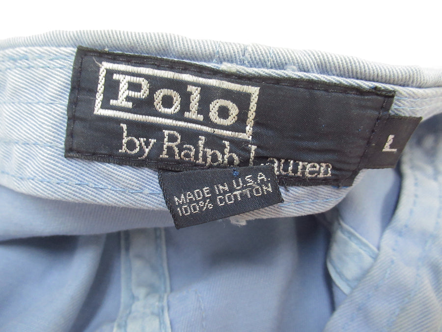 Vintage Polo Chino Blue and Orange Fitted Hat Sz L