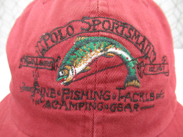 Vintage Polo Country Sportsman Fishing and Tackle fitted Hat Sz L