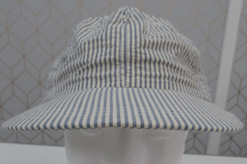 Vintage Polo Ralph Lauren Seer Sucker Fitted Hat Sz M