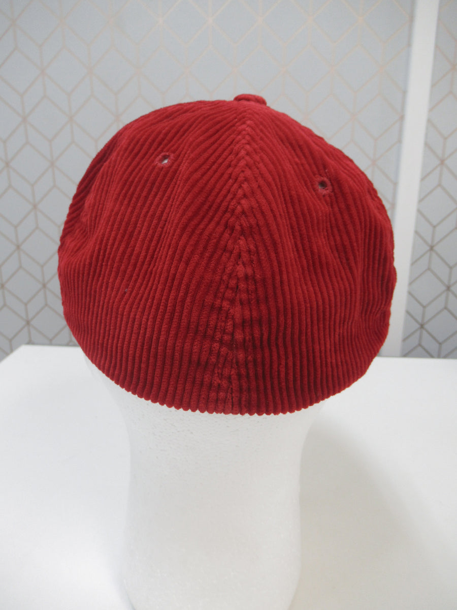 Vintage Polo Cords Red Fitted Hat Sz M