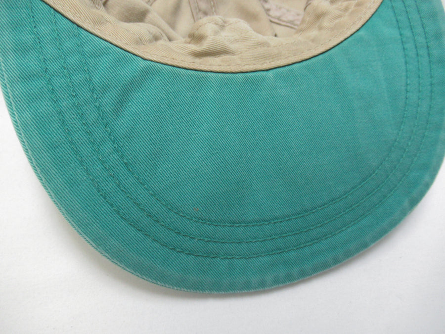 Vintage Polo Chino Beige and Green Fitted Hat Sz L