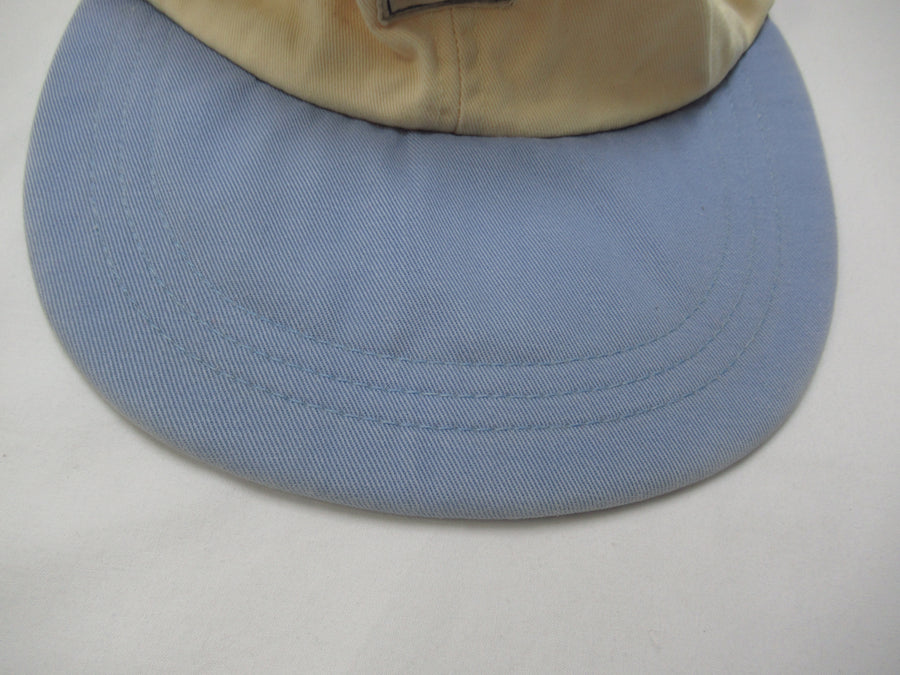 Vintage Polo Chino Yellow and Blue Fitted Hat Sz L