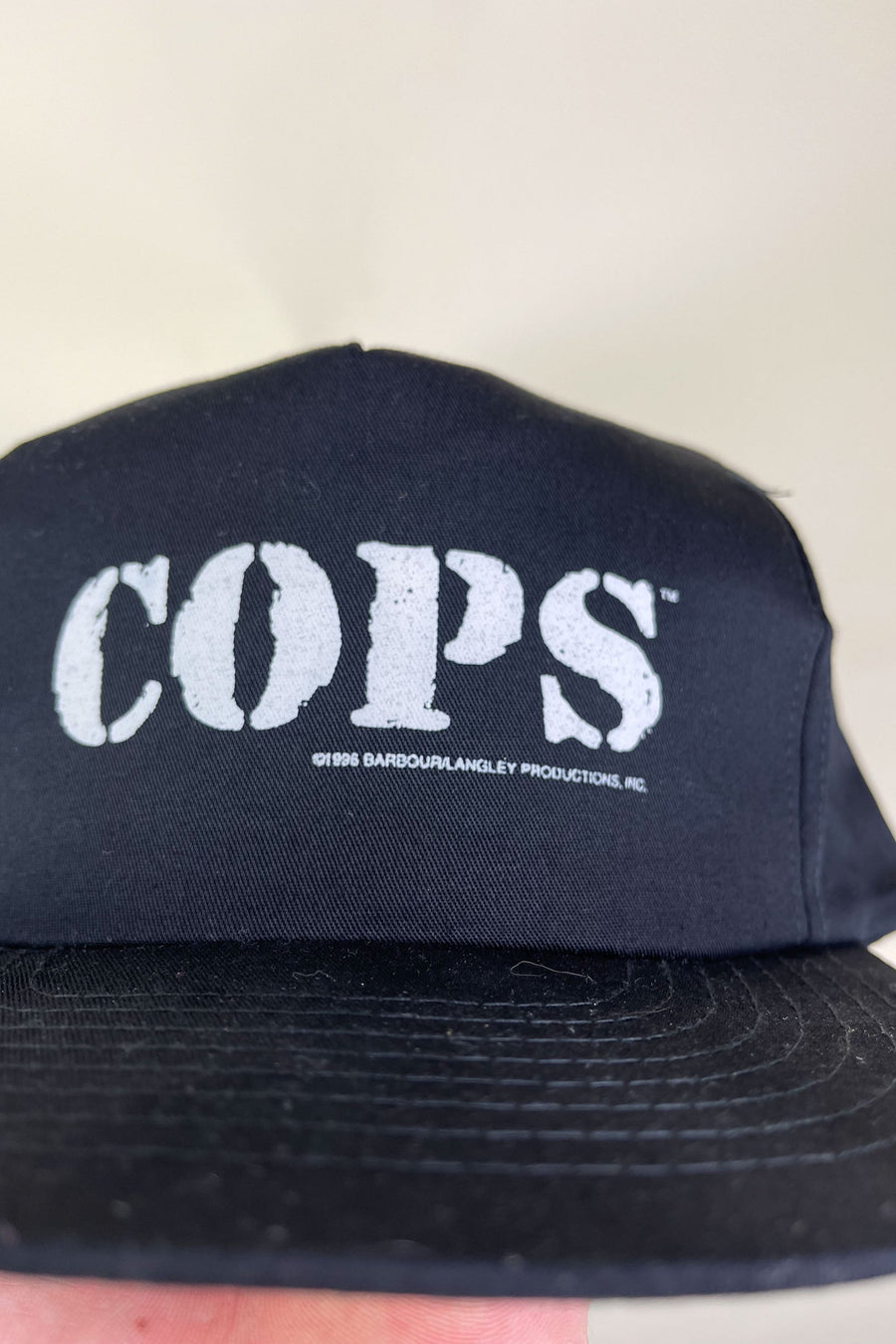 Vintage Deadstock 90's COPS Snapback Hat