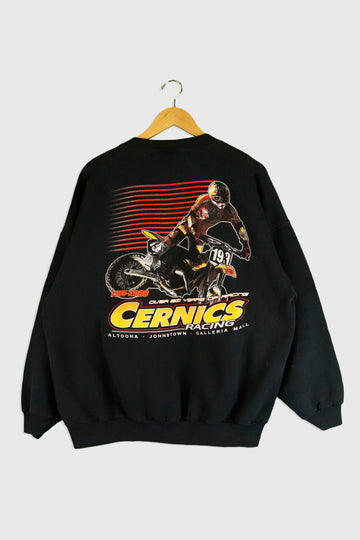 Vintage 2000 Cernics Racing 'over 30 Years' Sweatshirt Sz 2XL