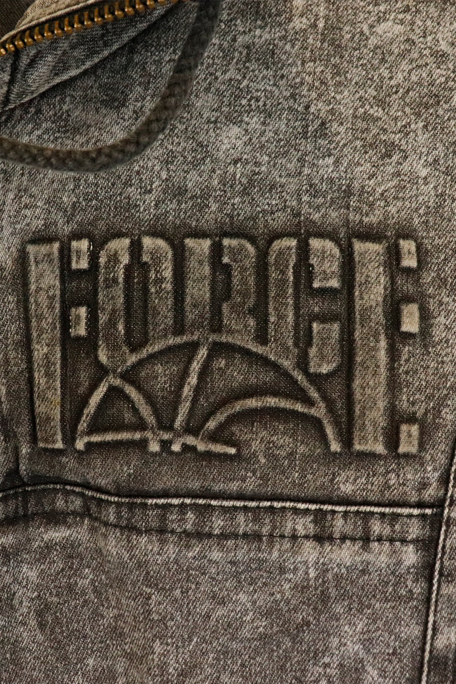 Vintage Nike Force Embossed Quarter Zip Pullover Sz S