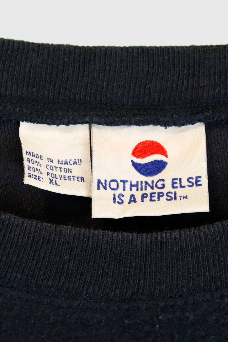 Vintage Pepsi Embroidered Sweatshirt Sz XL