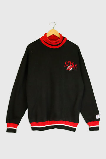 Vintage NHL New Jersey Devils Embroidered Sweatshirt Sz XL