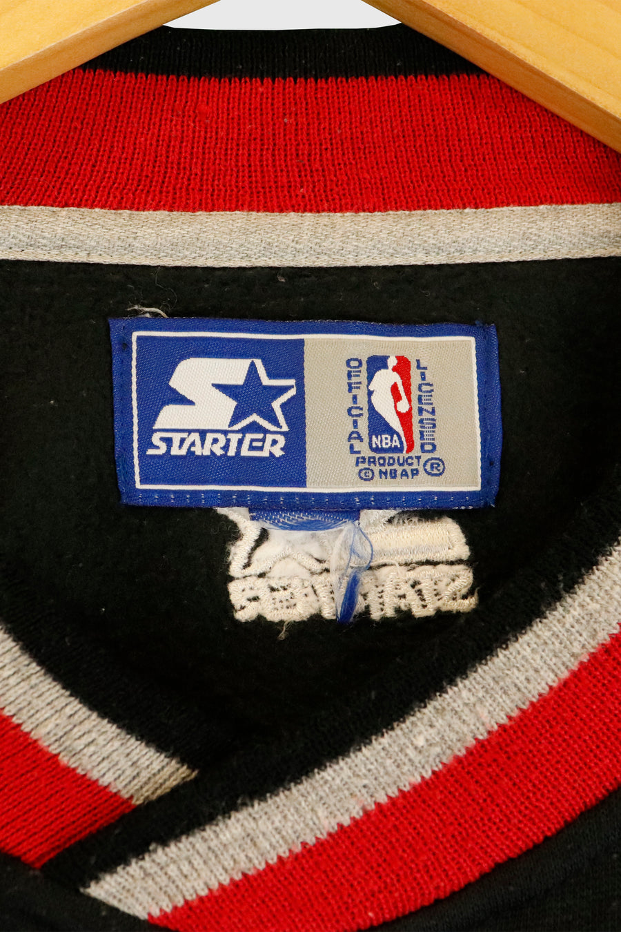 Vintage Starter Chicago Bulls Multicoloured Embroidered Sweatshirt Sz XL