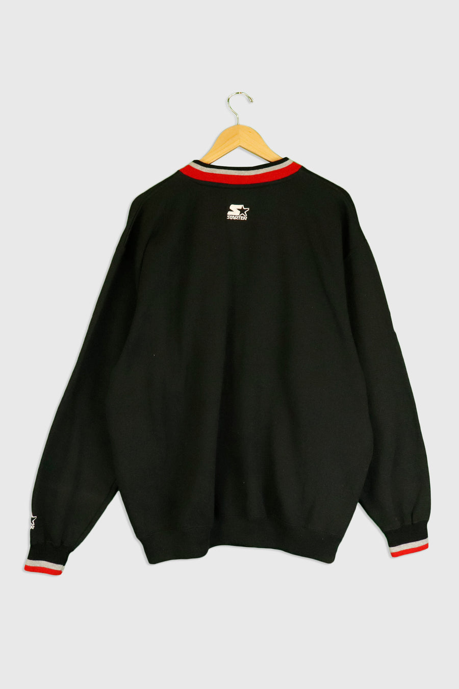 Vintage Starter Chicago Bulls Multicoloured Embroidered Sweatshirt Sz XL