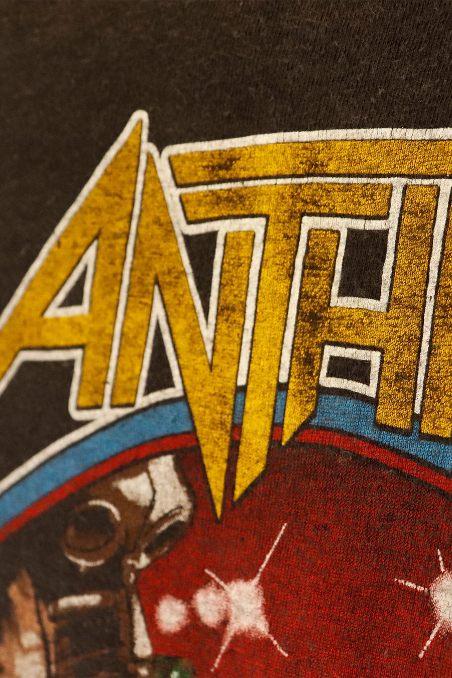 Vintage Anthirax Band Graphic T Shirt Sz M
