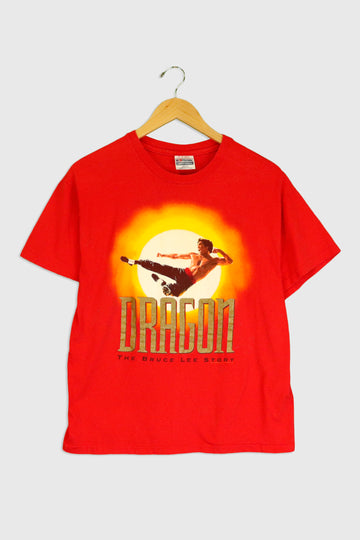Vintage Dragon 'The Bruce Lee Story' Vintl T Shirt Sz L