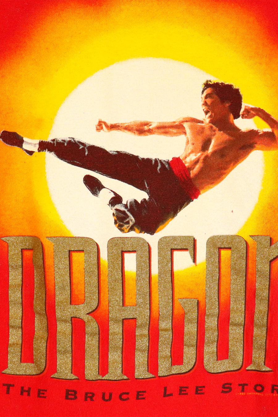 Vintage Dragon 'The Bruce Lee Story' Vintl T Shirt Sz L