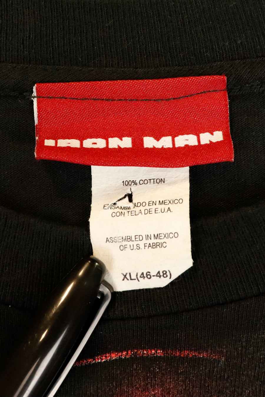 Vintage Iron Man Sparkling Graphic T Shirt Sz XL