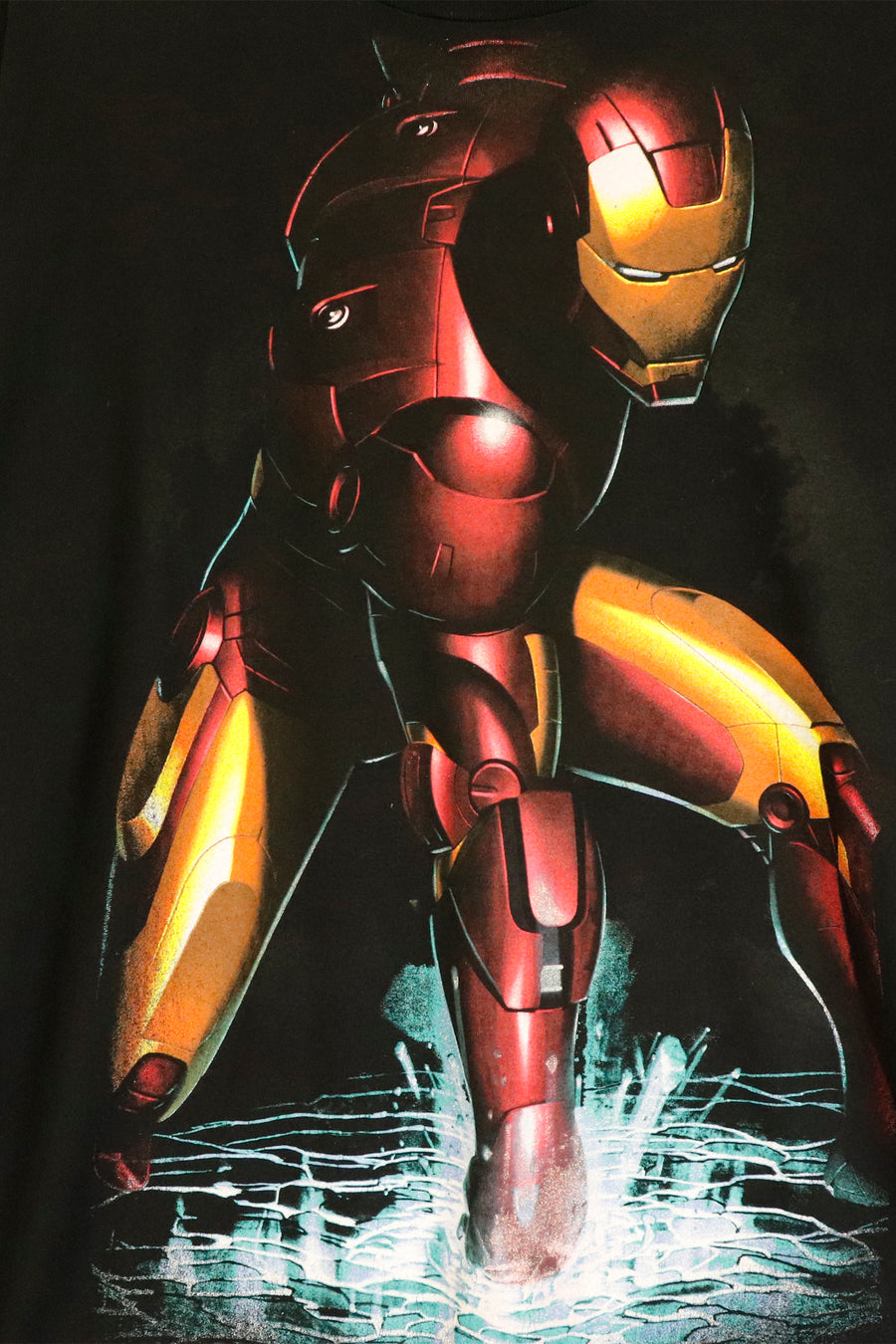 Vintage Iron Man Sparkling Graphic T Shirt Sz XL