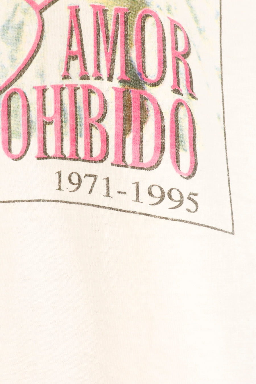 Vintage 1971-1995 Selena 'Amor Projibido' Graphic Music T Shirt Sz XL