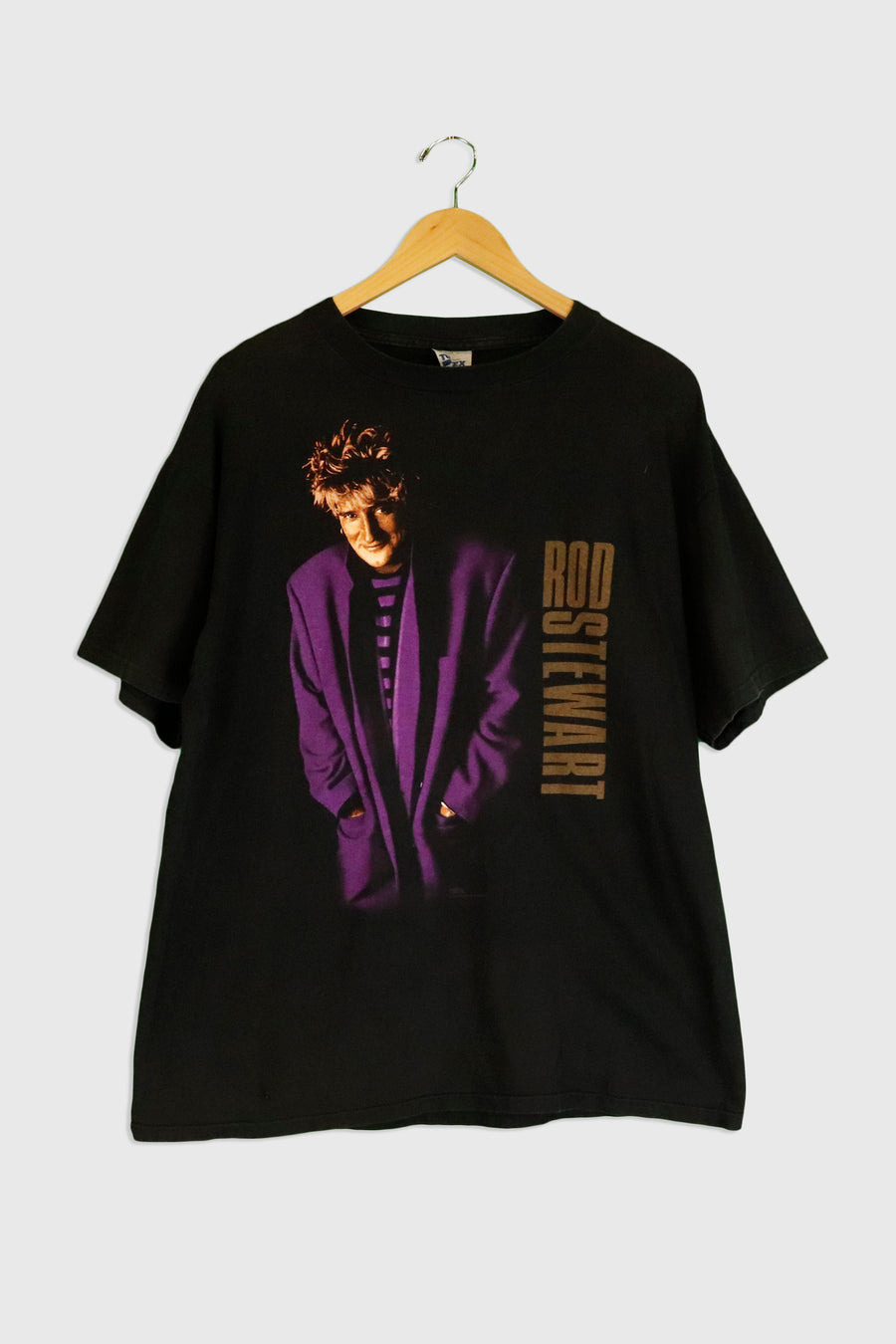 Vintage Rod Stewart Live Tour Graphic T Shirt Sz L