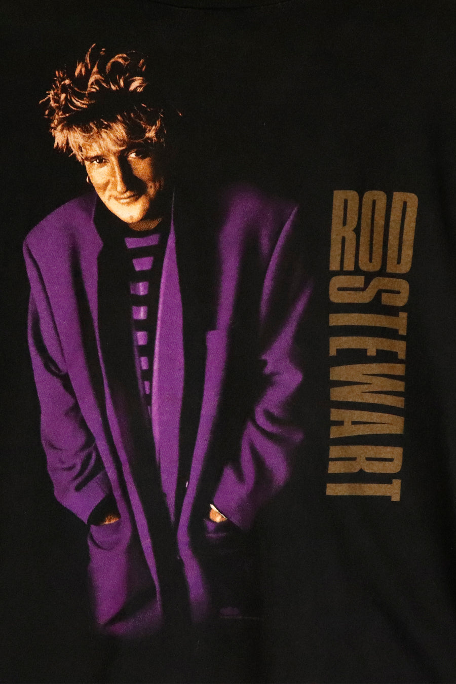 Vintage Rod Stewart Live Tour Graphic T Shirt Sz L