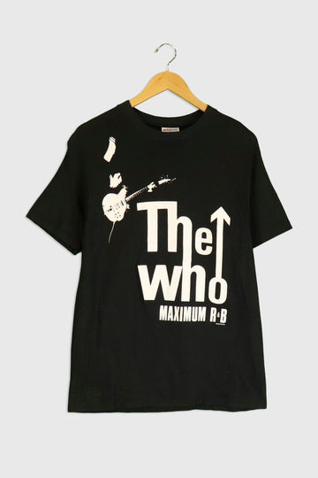Vintage 1989 The Who Rock Band Vinyl T Shirt Sz L
