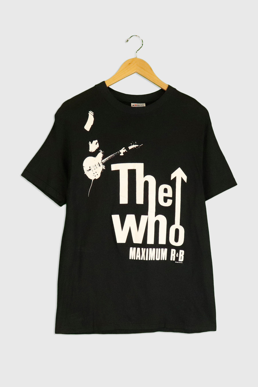 Vintage 1989 The Who Rock Band Vinyl T Shirt Sz L