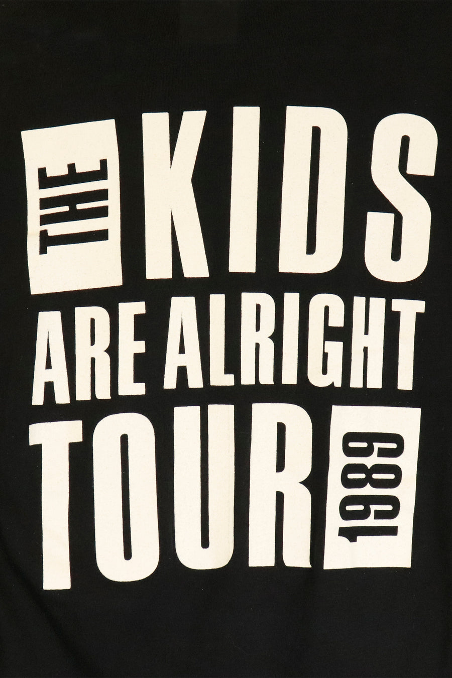 Vintage 1989 The Who Rock Band Vinyl T Shirt Sz L