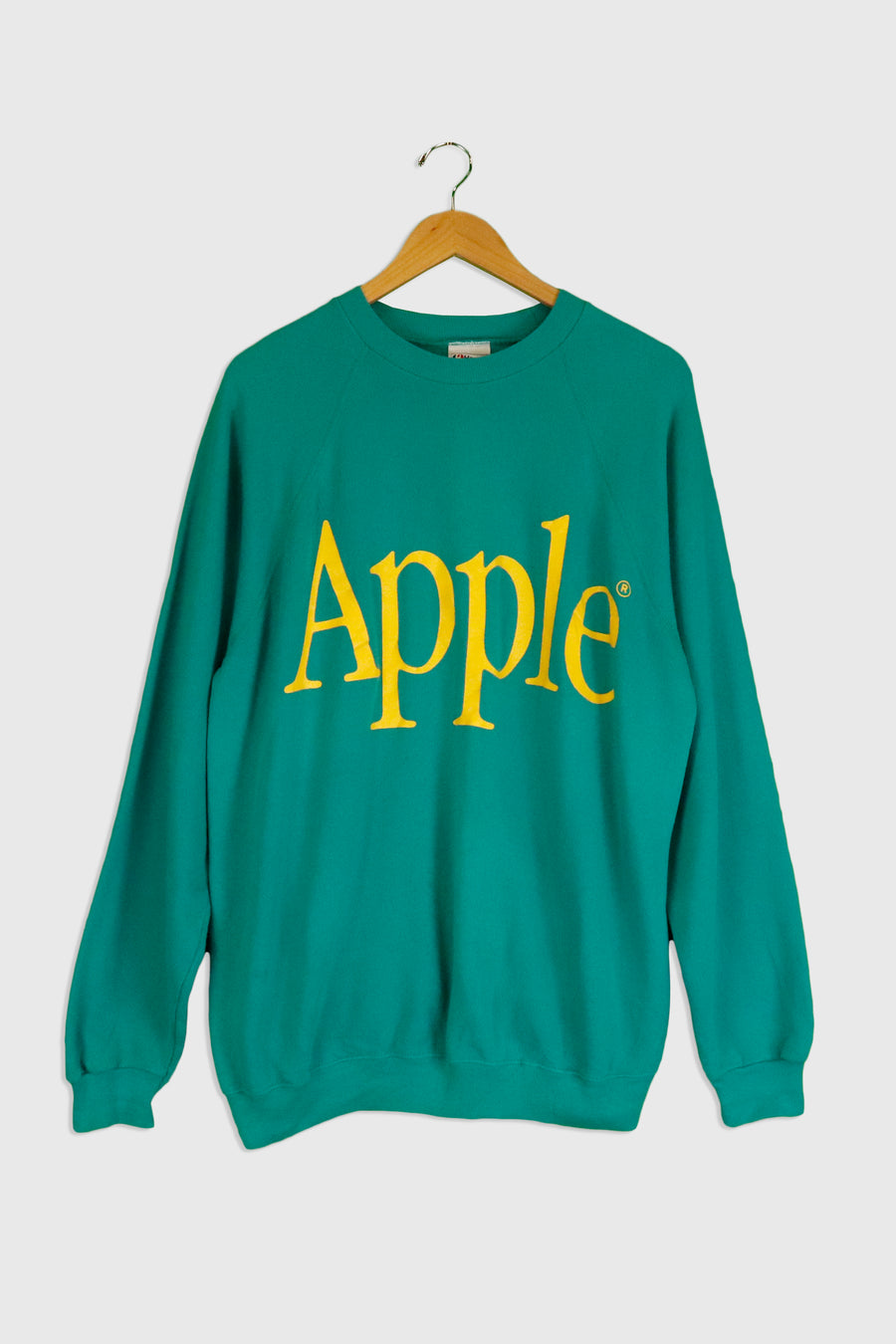 Vintage Vinyl 'Apple' Graphic Sweatshirt Sz XL