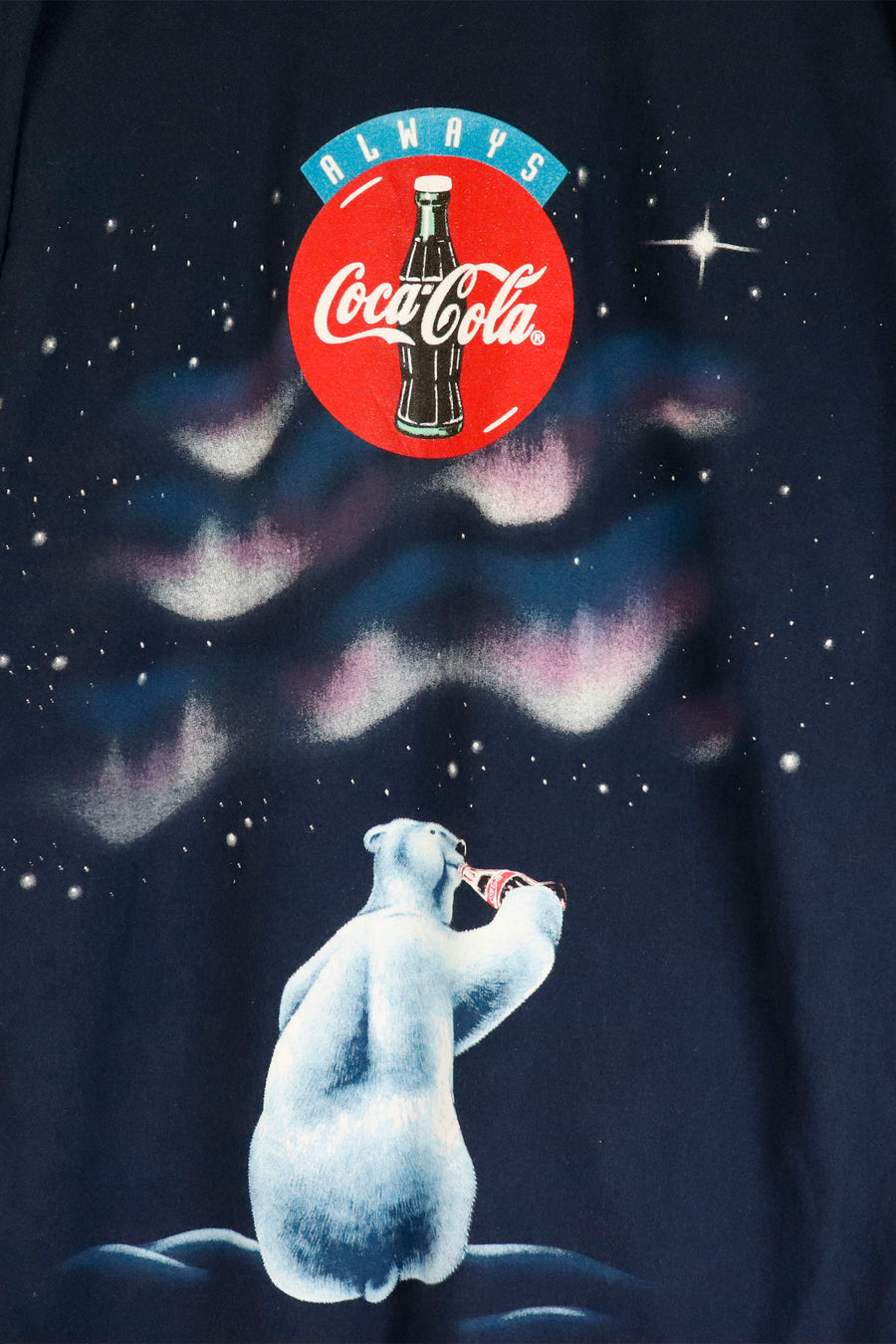Vintage Coca-Cola Polar Bear Graphic T Shirt Sz XL
