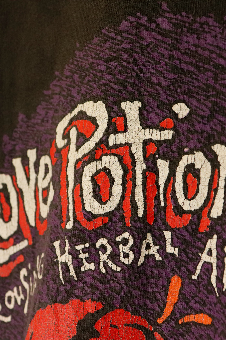Vintage Love Potion No. 69 Vinyl T Shirt Sz XL