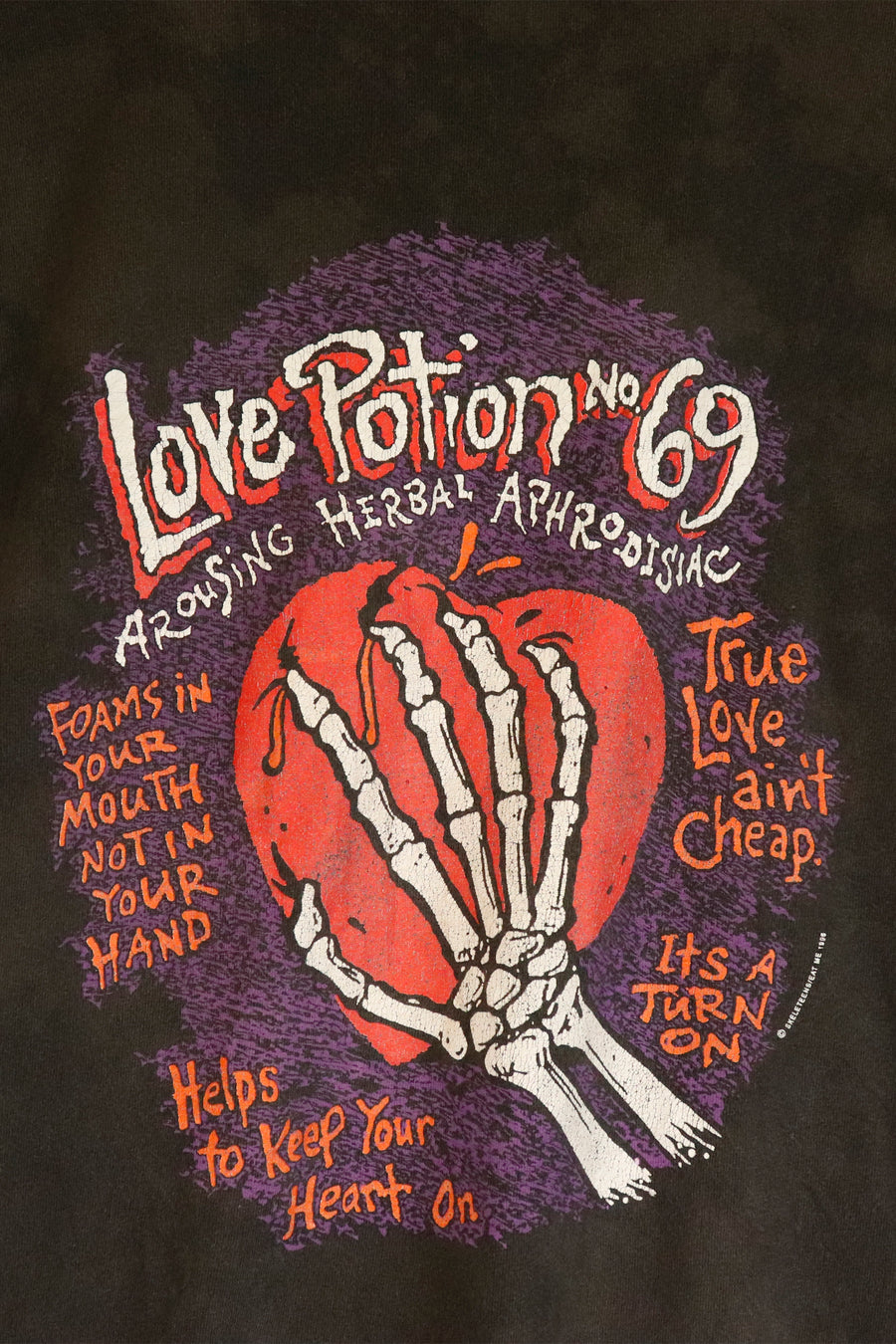 Vintage Love Potion No. 69 Vinyl T Shirt Sz XL