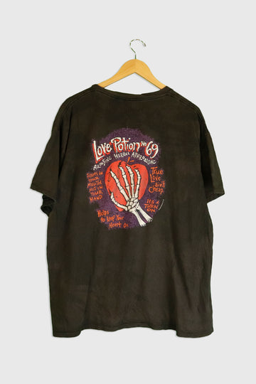 Vintage Love Potion No. 69 Vinyl T Shirt Sz XL