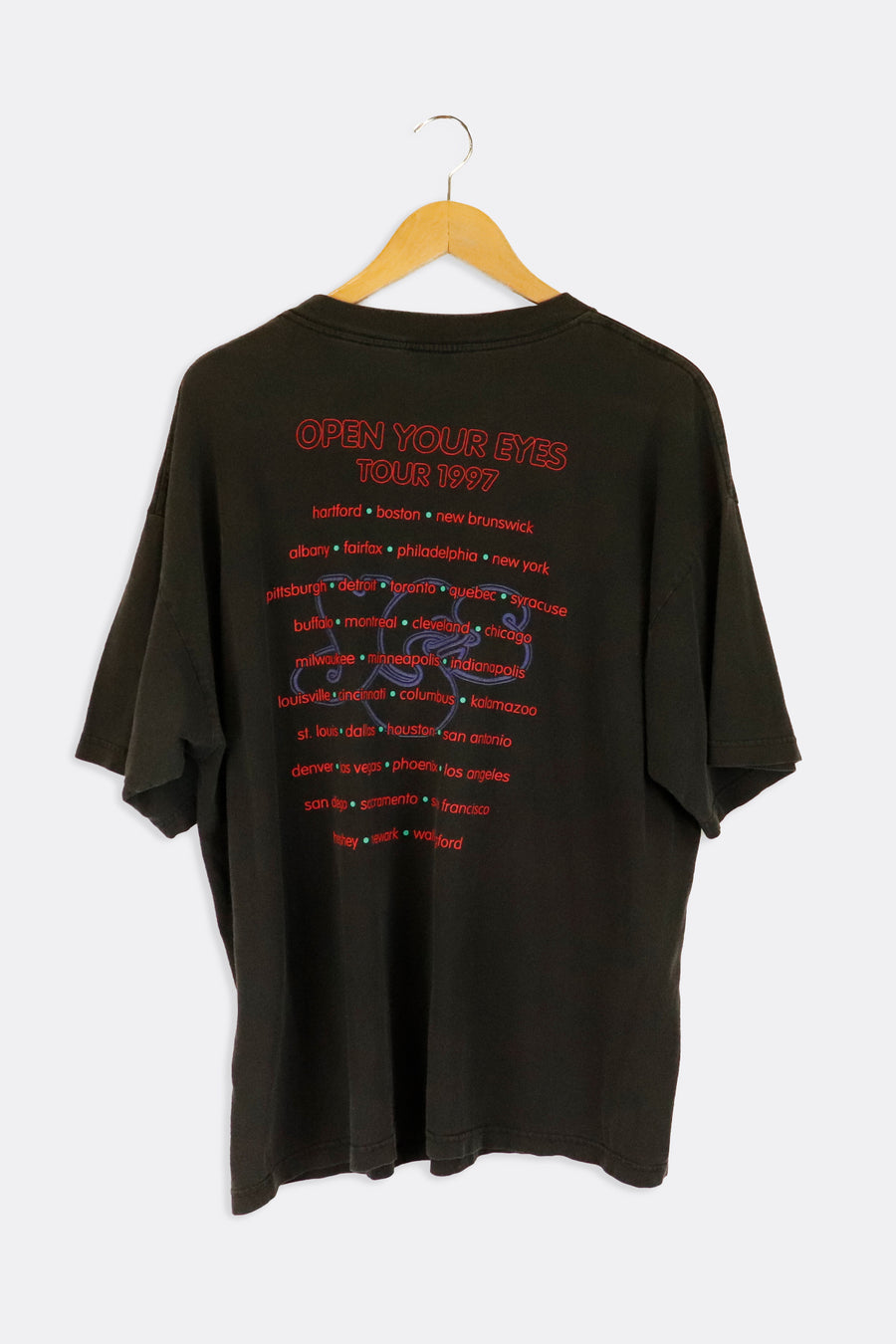 Vintage 1997 Yes Open Your Eyes Tour T Shirt Sz XL
