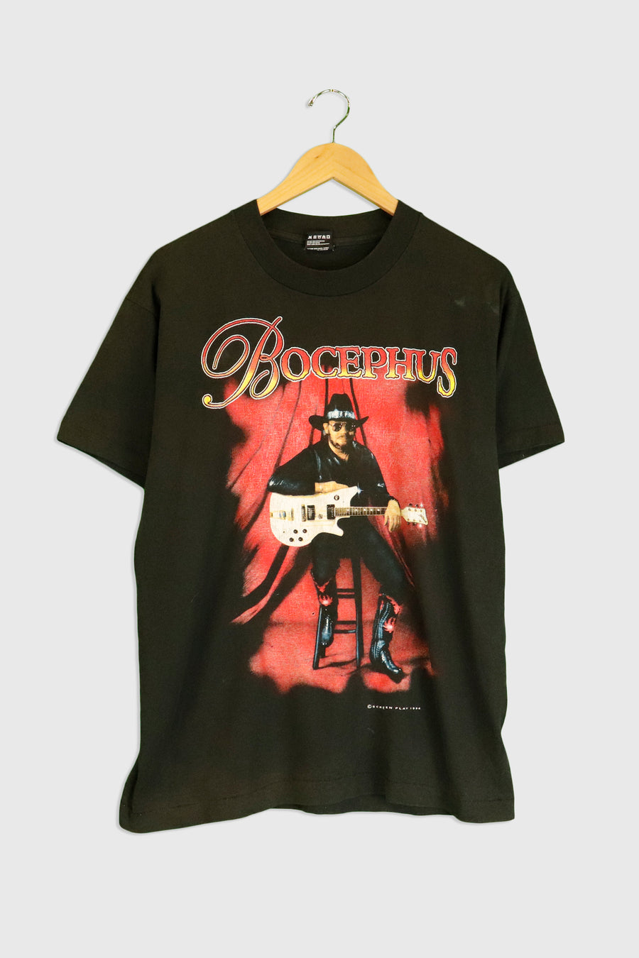 Vintage 1994 Bocephus Tour Graphic Vinyl T Shirt Sz L