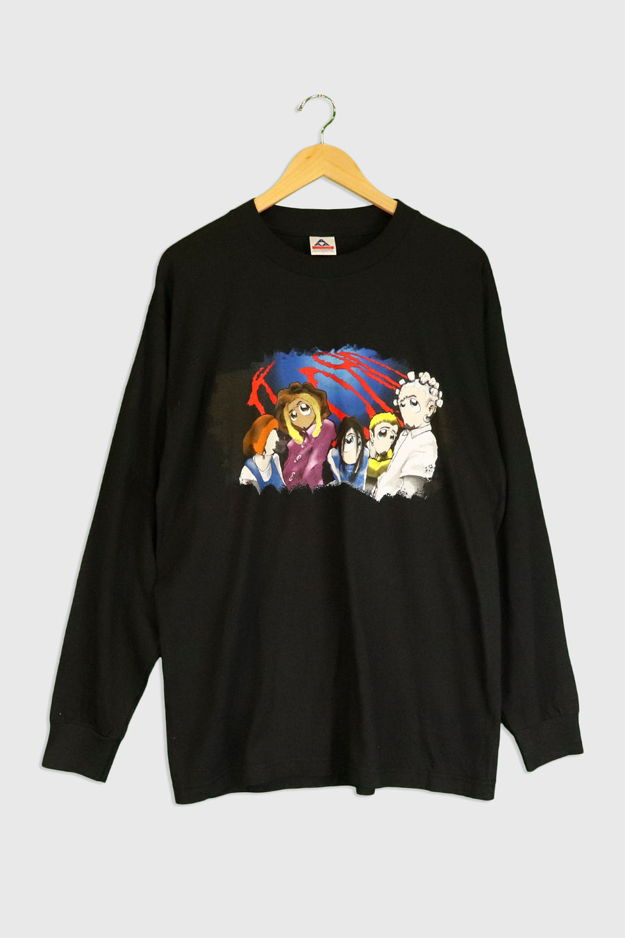 Vintage Korn Animated Band Long Sleeve T Shirt Sz L