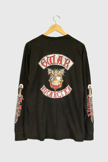 Vintage Gwar Antarctica Vinyl Band T Shirt Sz L