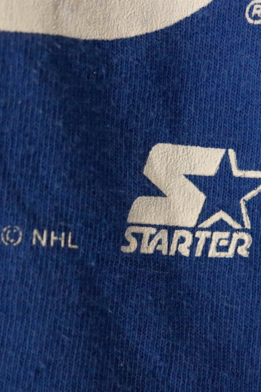 Vintage Starter NHL New York Rangers Vinyl Logo T Shirt Sz L