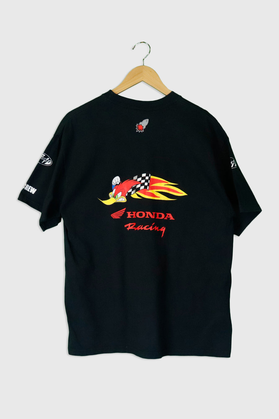 Vintage Road Runner Honda Racing Vinyl T Shirt Sz L
