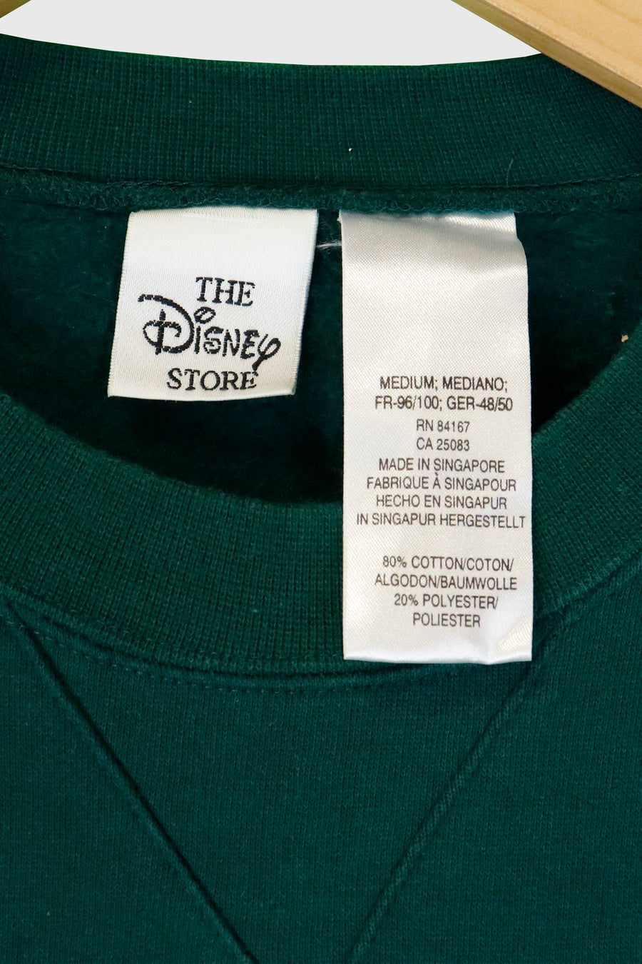 Vintage Disney Embroidered Winnie The Pooh Characters Sweatshirt Sz M