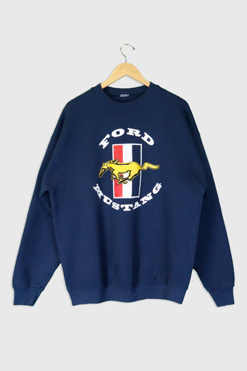 Vintage Ford Mustang Simple Vinyl Logo Sweatshirt
