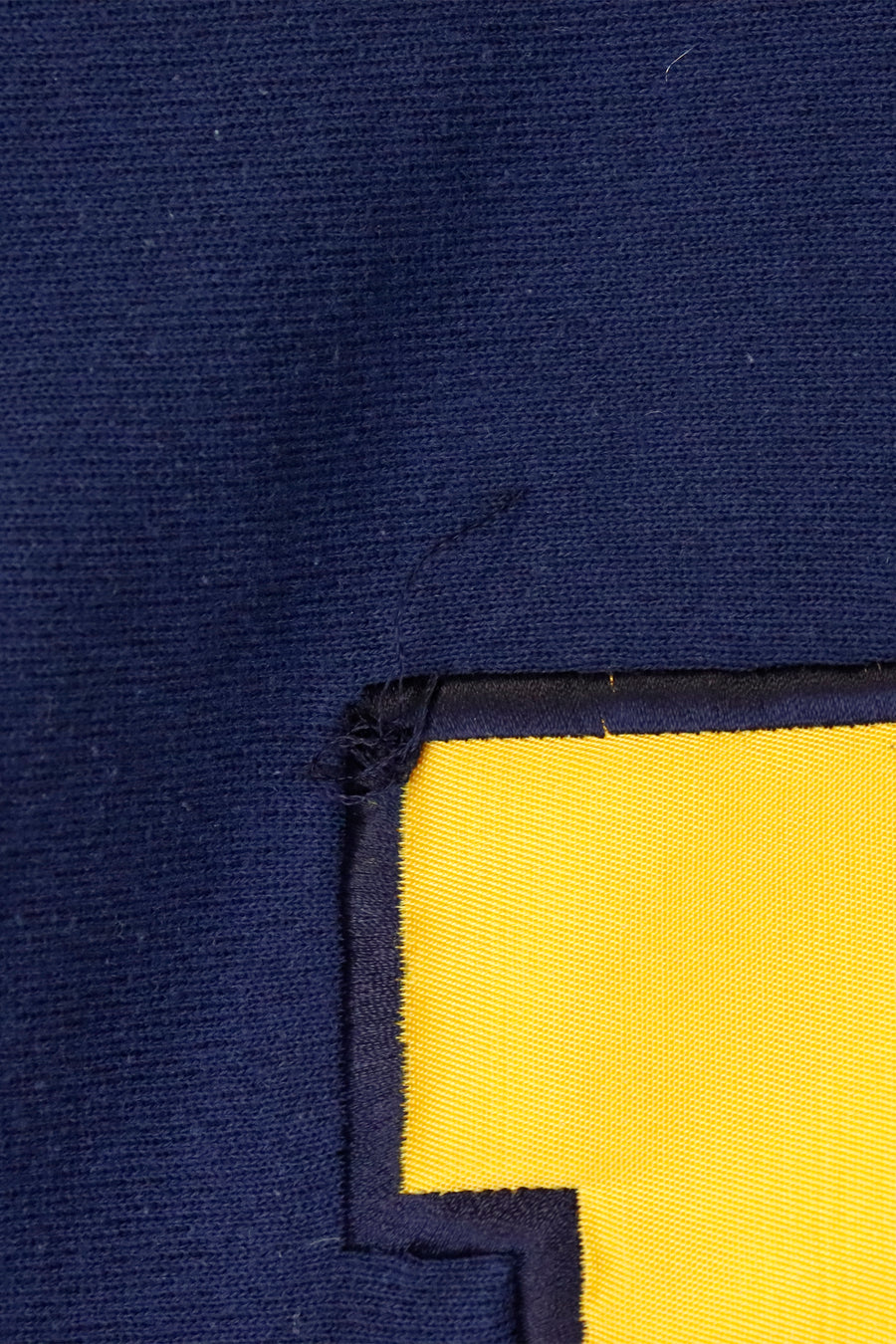 Vintage NCAA Michigan University Colour Block Sweatshirt Sz L
