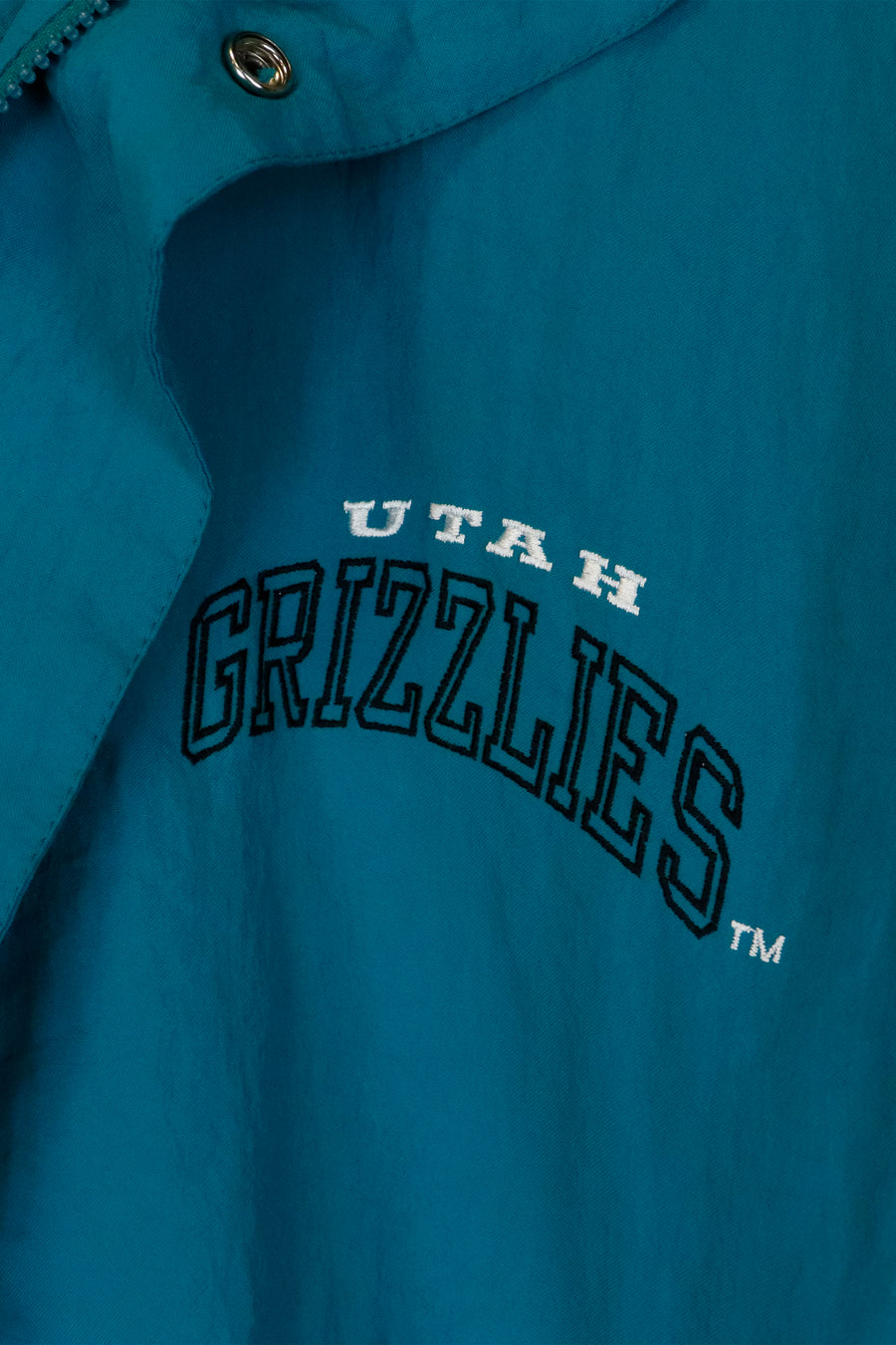 Vintage Hl Utah Grizzlies Full Zip Multi Colour Embroidered Jacket