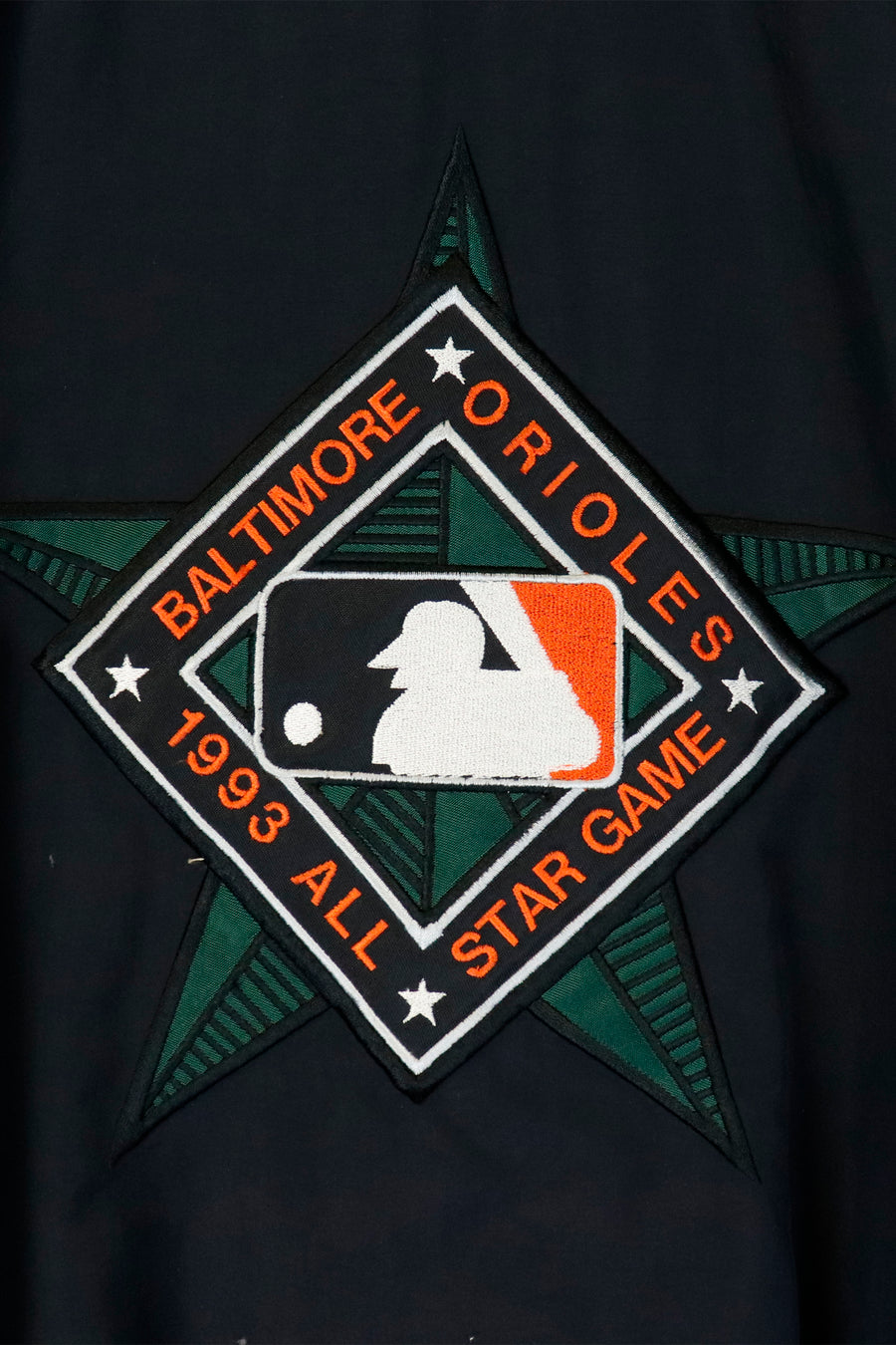Vintage 1993 MLB Baltimore Orioles All Star Game Embroidered Jacket Sz XL